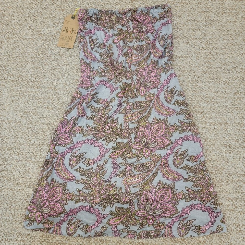 NWT Strapless Billabong Sundress Size M